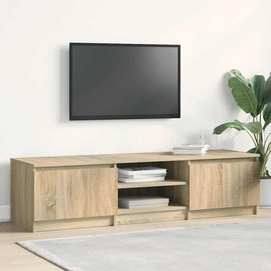 Tv-møbel Sonoma eg 140x40x35,5 cm træmateriale