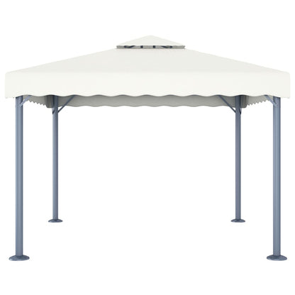 Pavillon 300 x 300 cm Creme Aluminium