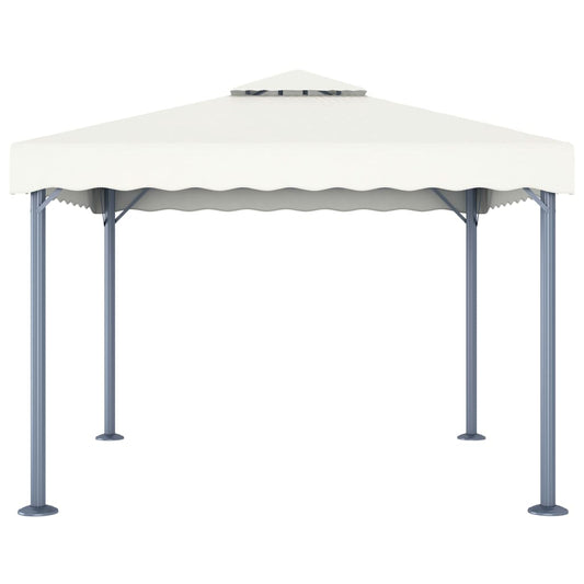 Pavillon 300 x 300 cm Creme Aluminium