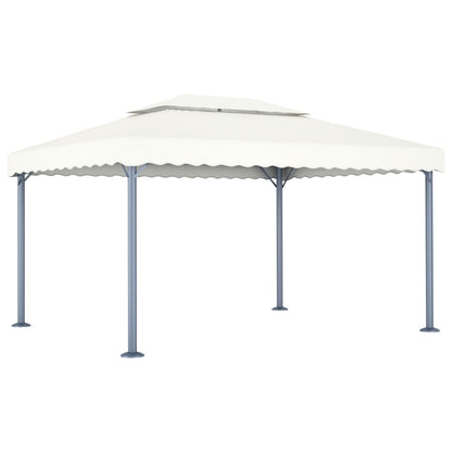 Pavillon 400 x 300 cm Creme Aluminium