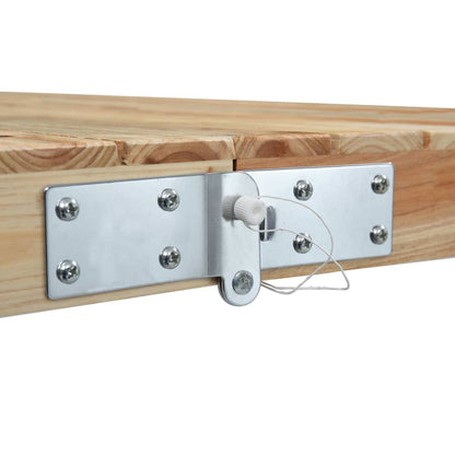 Klappbarer Campingtisch mit 4 Sitzen Stahl Aluminium