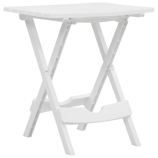 Gartentisch Klappbar 44,5x38,5x50 cm Weiß