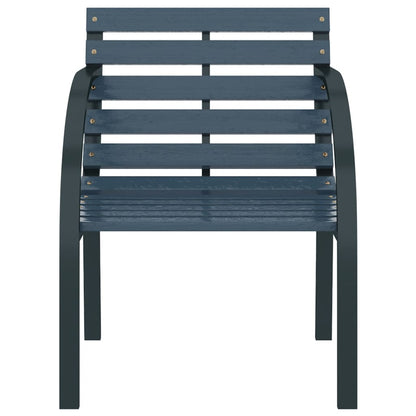 Gartenstühle 2 Stk. Grau Holz