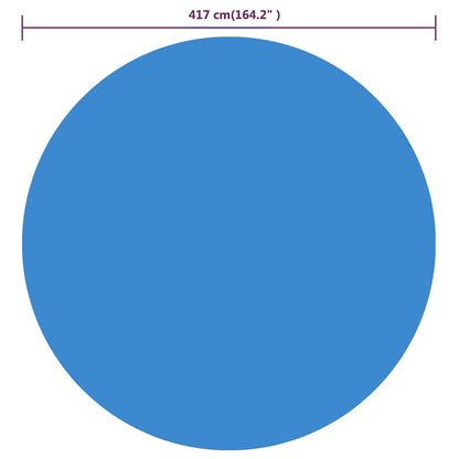 Poolabdeckung Blau 417 cm PE