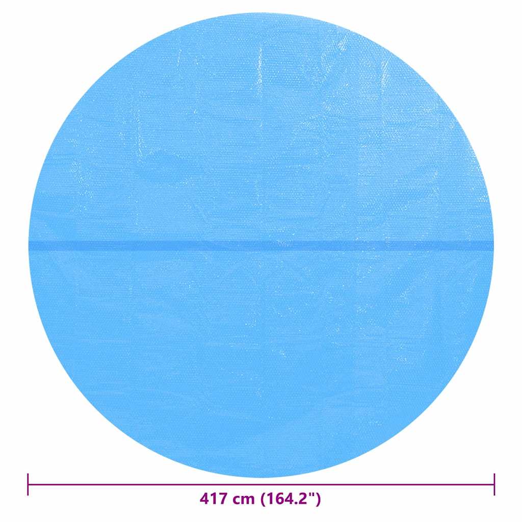 Poolabdeckung Blau 417 cm PE