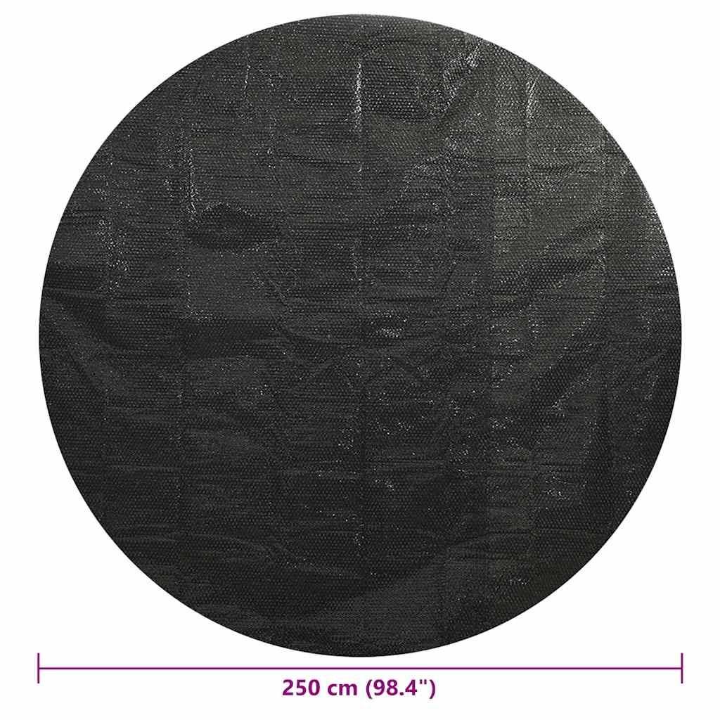 Poolabdeckung Schwarz 250 cm PE