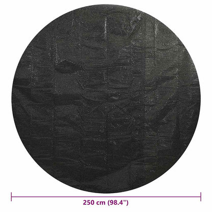 Poolabdeckung Schwarz 250 cm PE