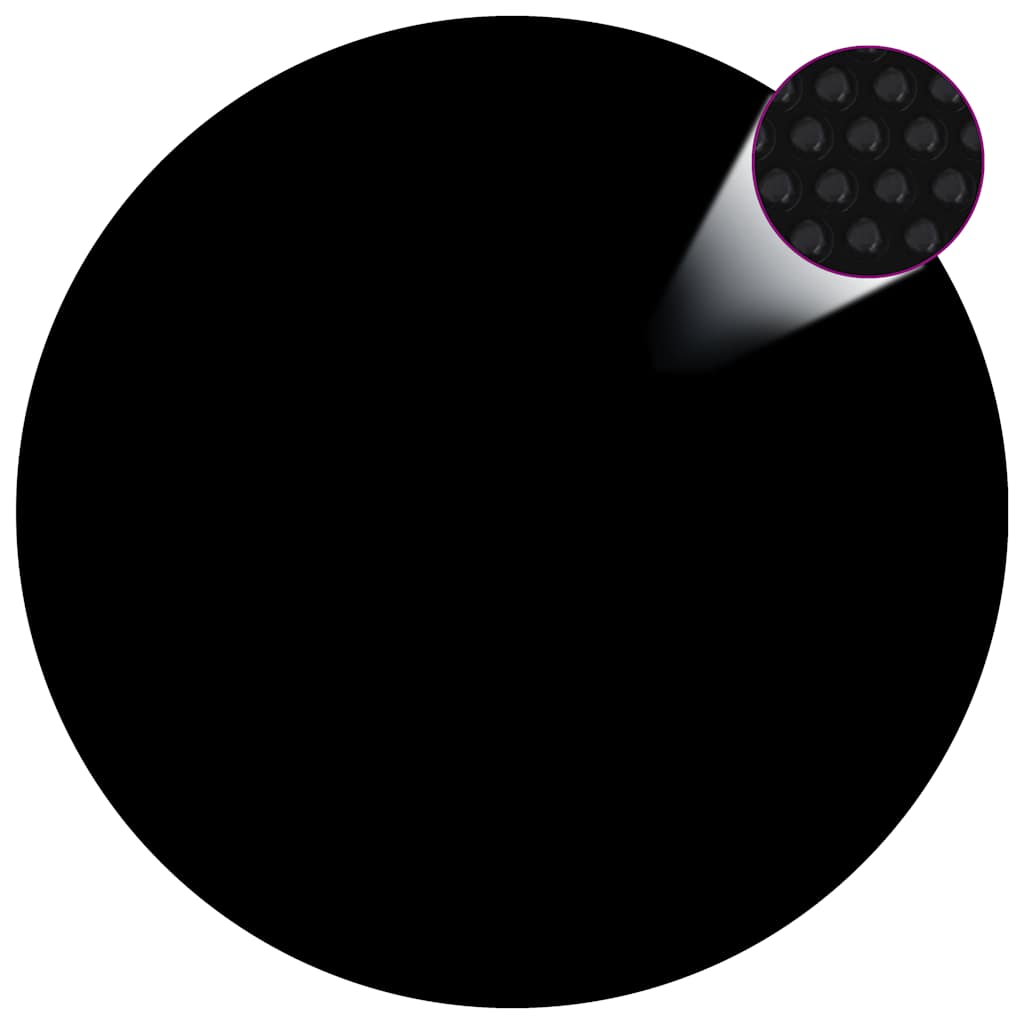 Poolabdeckung Schwarz 300 cm PE