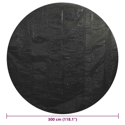 Poolabdeckung Schwarz 300 cm PE