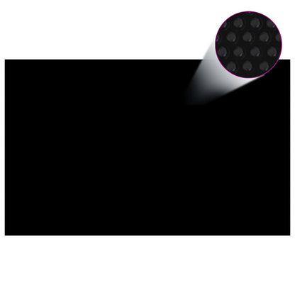 Poolabdeckung Schwarz 260x160 cm PE