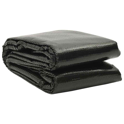 Poolabdeckung Schwarz 732x366 cm PE