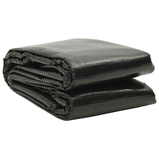 Poolabdeckung Schwarz 732x366 cm PE