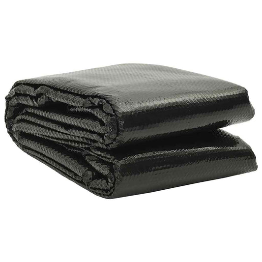 Poolabdeckung Schwarz 975×488 cm PE