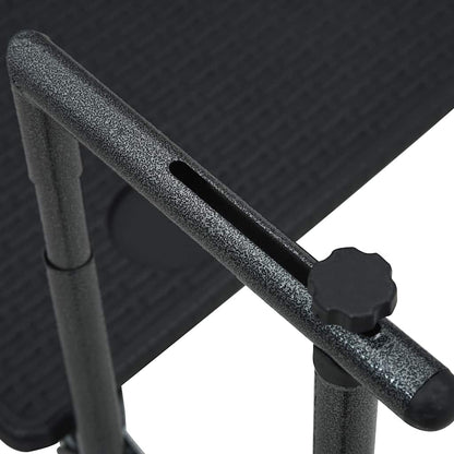 Balkon-Hängetisch Schwarz 60x64x83,5 cm Kunststoff Rattan-Optik
