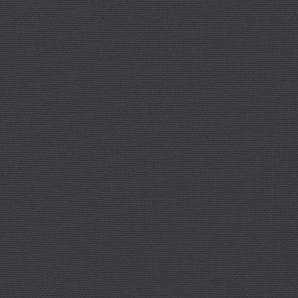 Gartenstuhlauflagen für Hochlehner 2 Stk. Schwarz 120x50x3 cm