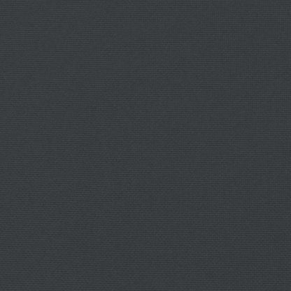 Gartenstuhlauflagen für Hochlehner 2 Stk. Schwarz 120x50x3 cm