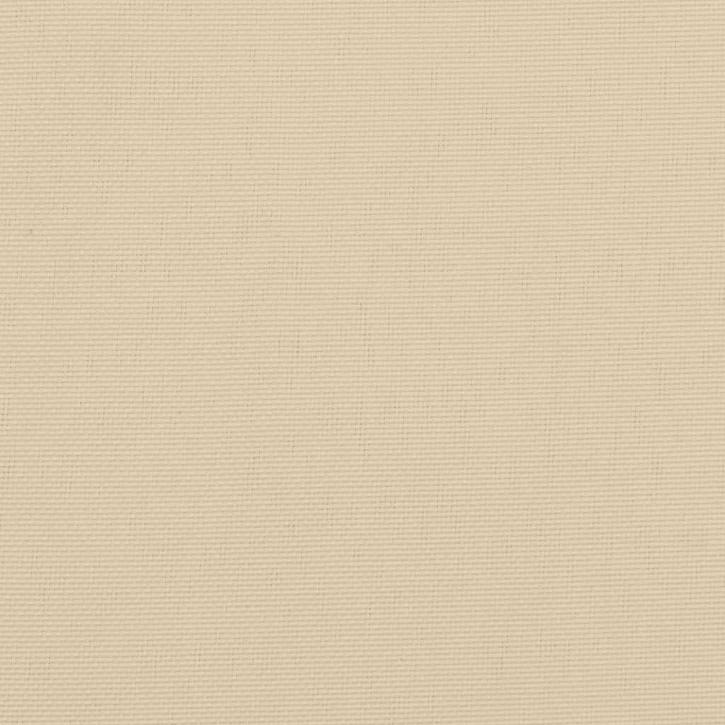 Gartenstuhlauflagen für Hochlehner 4Stk. Beige 120x50x3cm Stoff