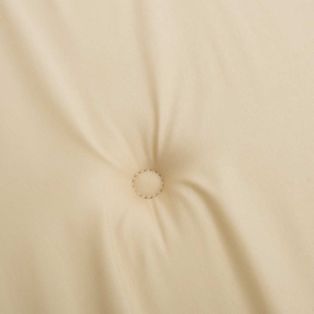 Gartenstuhl-Kissen 4 Stk. Beige 40x40x4 cm Oxford-Gewebe