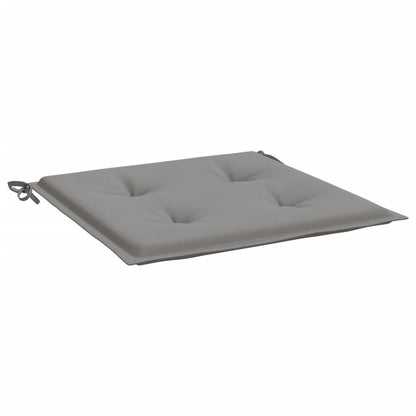 Gartenstuhl-Kissen 2 Stk. Grau 50x50x4 cm Oxford-Gewebe