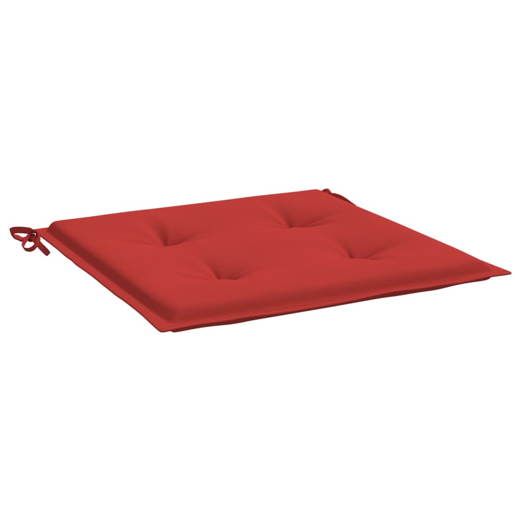 Gartenstuhl-Kissen 2 Stk. Rot 50x50x4 cm Oxford-Gewebe
