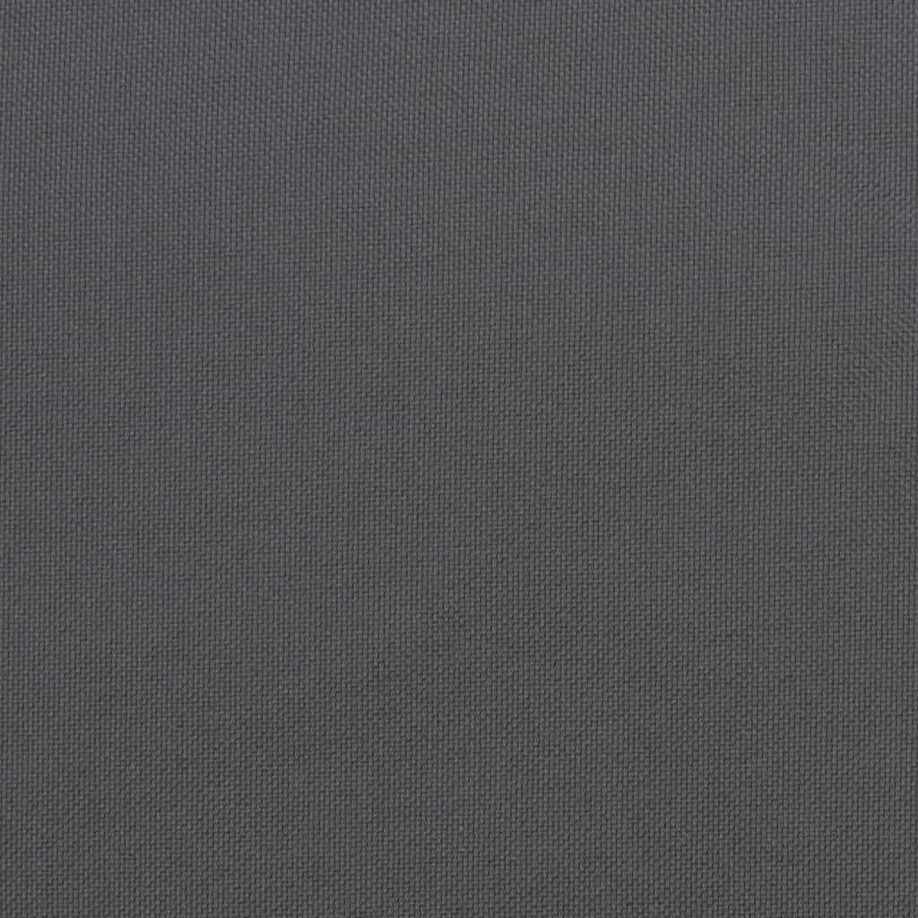 Gartenstuhl-Kissen 2 Stk. Anthrazit 50x50x3 cm Oxford-Gewebe
