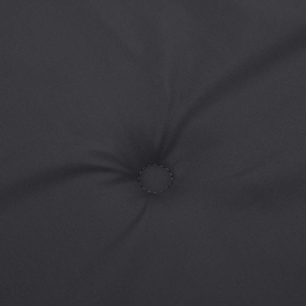 Gartenstuhl-Kissen 2 Stk. Schwarz 50x50x3 cm Oxford-Gewebe
