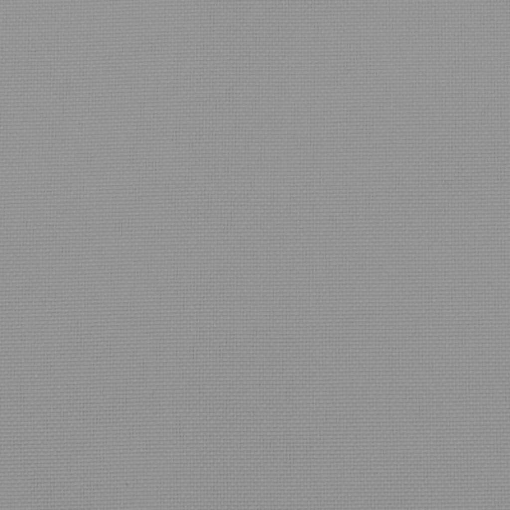 Gartenbank-Auflage Grau 200x50x4 cm Oxford-Gewebe
