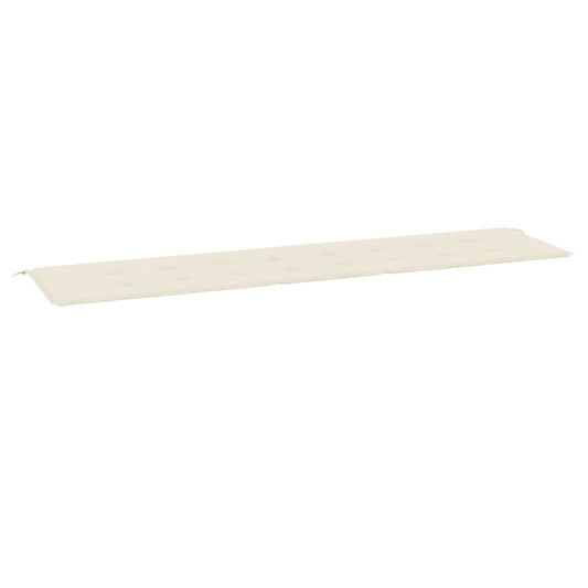 Havebænkpudecreme 200x50x3 cm Oxford stof