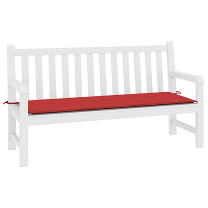 Gartenbank-Auflage Rot 200x50x4 cm Oxford-Gewebe