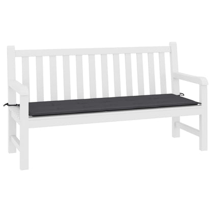 Havebænkepude antracit 200x50x3 cm Oxford stof