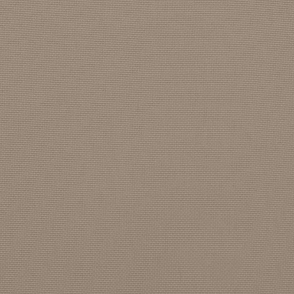 Gartenbank-Auflage Taupe 200x50x4 cm Oxford-Gewebe