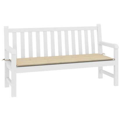 Gartenbank-Auflage Beige 200x50x4 cm Oxford-Gewebe