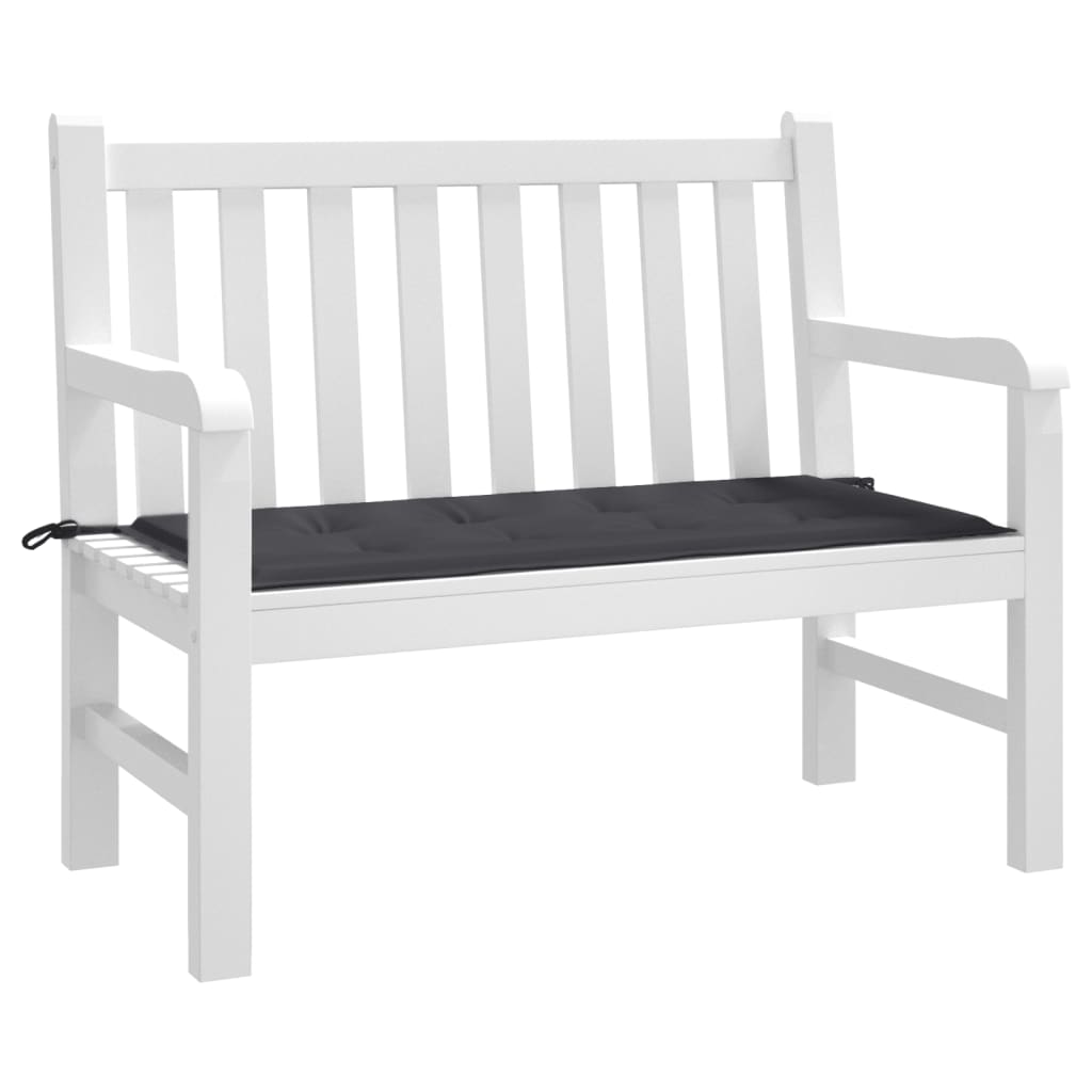 Gartenbank-Auflage Schwarz 100x50x4 cm Oxford-Gewebe