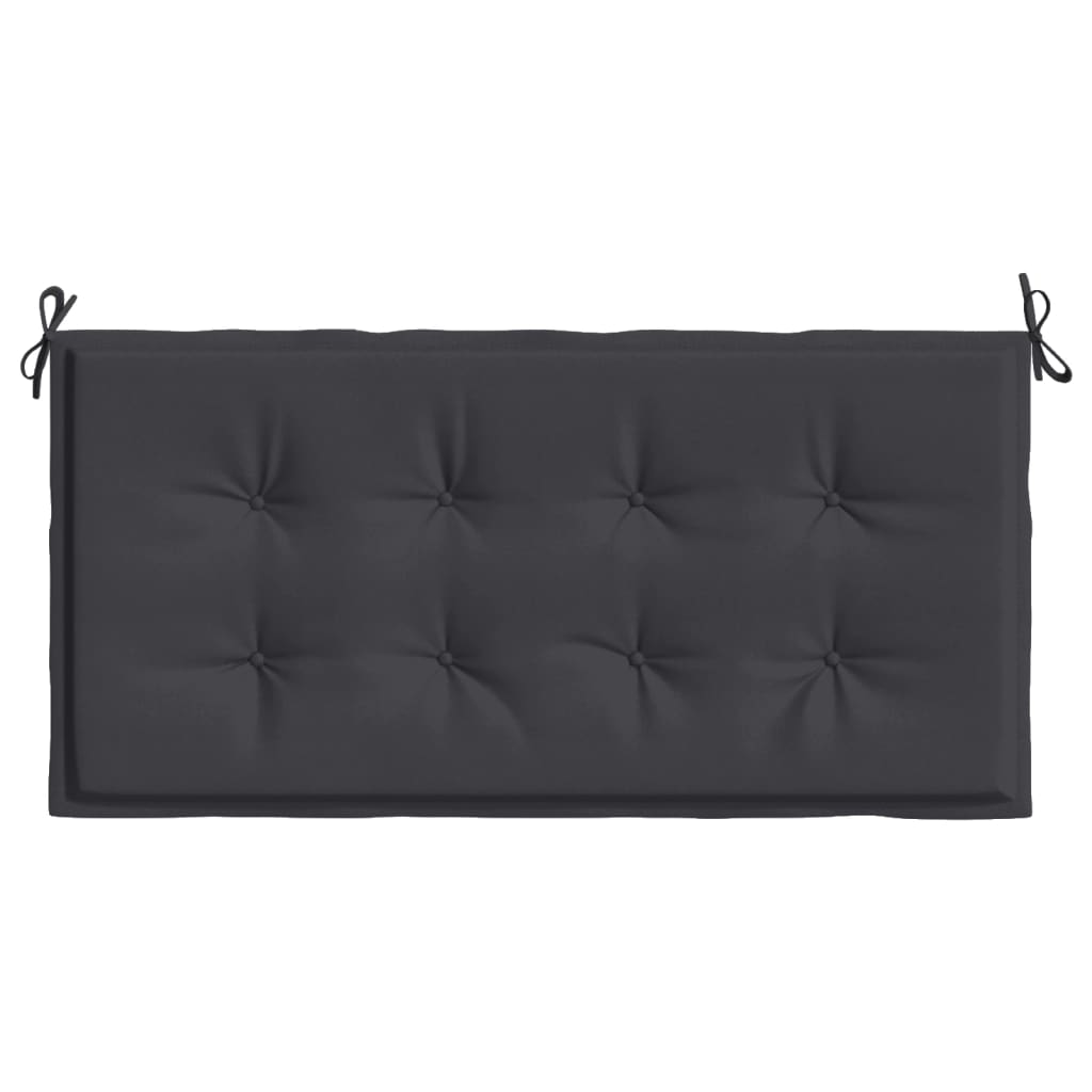 Gartenbank-Auflage Schwarz 100x50x4 cm Oxford-Gewebe