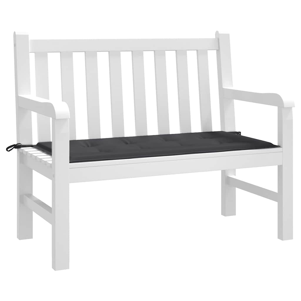 Gartenbank-Auflage Schwarz 120x50x4 cm Oxford-Gewebe