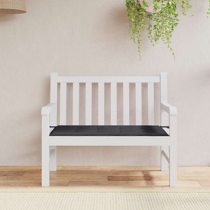 Gartenbank-Auflage Schwarz 120x50x4 cm Oxford-Gewebe