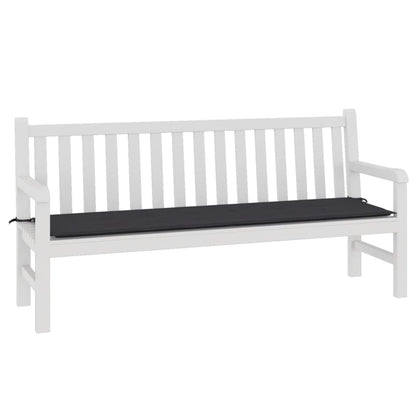 Gartenbank-Auflage Schwarz 180x50x4 cm Oxford-Gewebe
