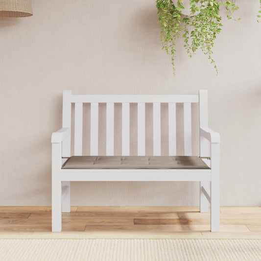 Havebænkpude Taupe 100x50x3 cm Oxford stof