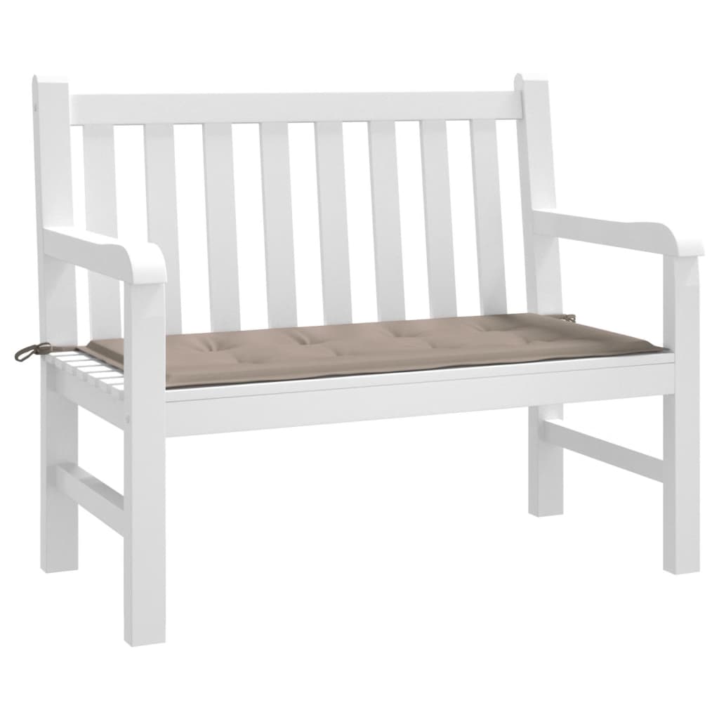 Gartenbank-Auflage Taupe 120x50x4 cm Oxford-Gewebe