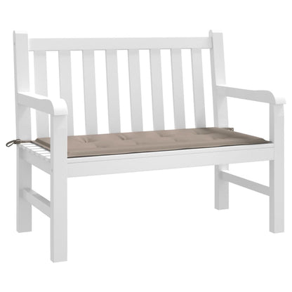 Gartenbank-Auflage Taupe 120x50x4 cm Oxford-Gewebe