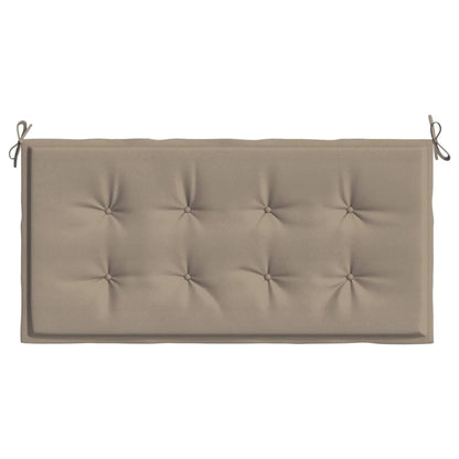 Gartenbank-Auflage Taupe 120x50x4 cm Oxford-Gewebe