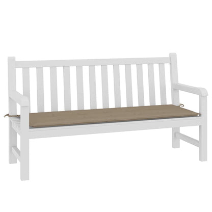 Gartenbank-Auflage Taupe 150x50x4 cm Oxford-Gewebe