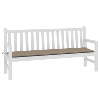 Gartenbank-Auflage Taupe 180x50x4 cm Oxford-Gewebe