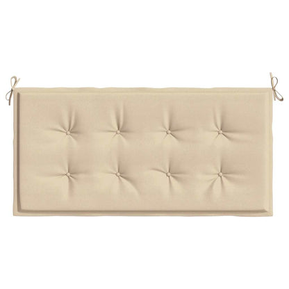 Gartenbank-Auflage Beige 100x50x4 cm Oxford-Gewebe