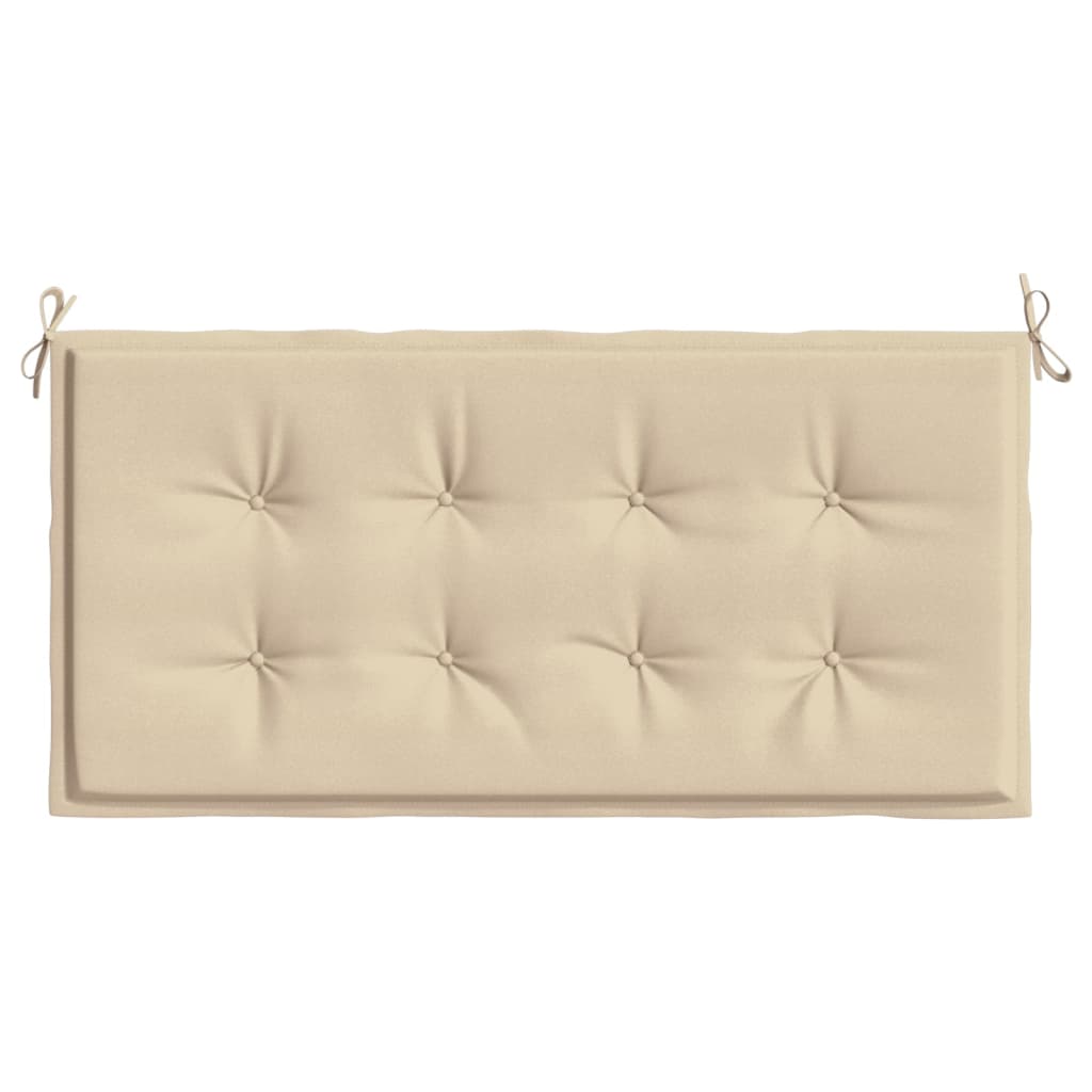 Gartenbank-Auflage Beige 120x50x4 cm Oxford-Gewebe