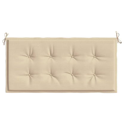 Gartenbank-Auflage Beige 120x50x4 cm Oxford-Gewebe