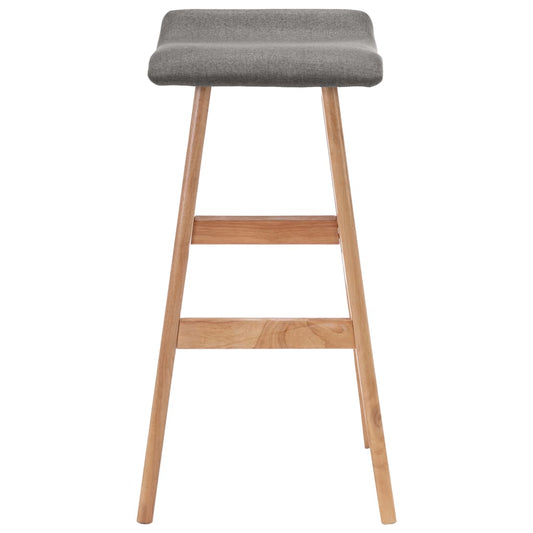 Barhocker Dunkelgrau Stoff