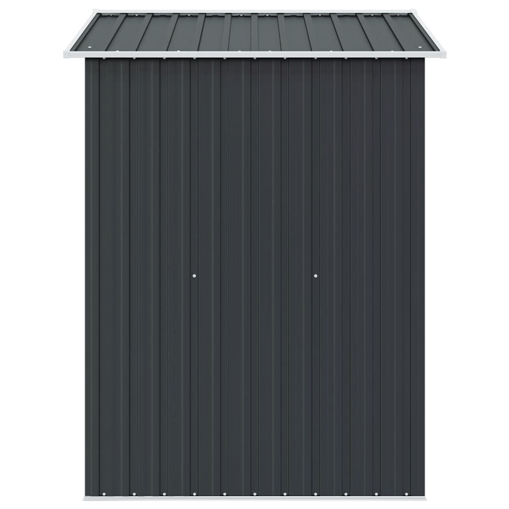 Gartenschuppen Anthrazit Stahl 204 x 132 x 186 cm