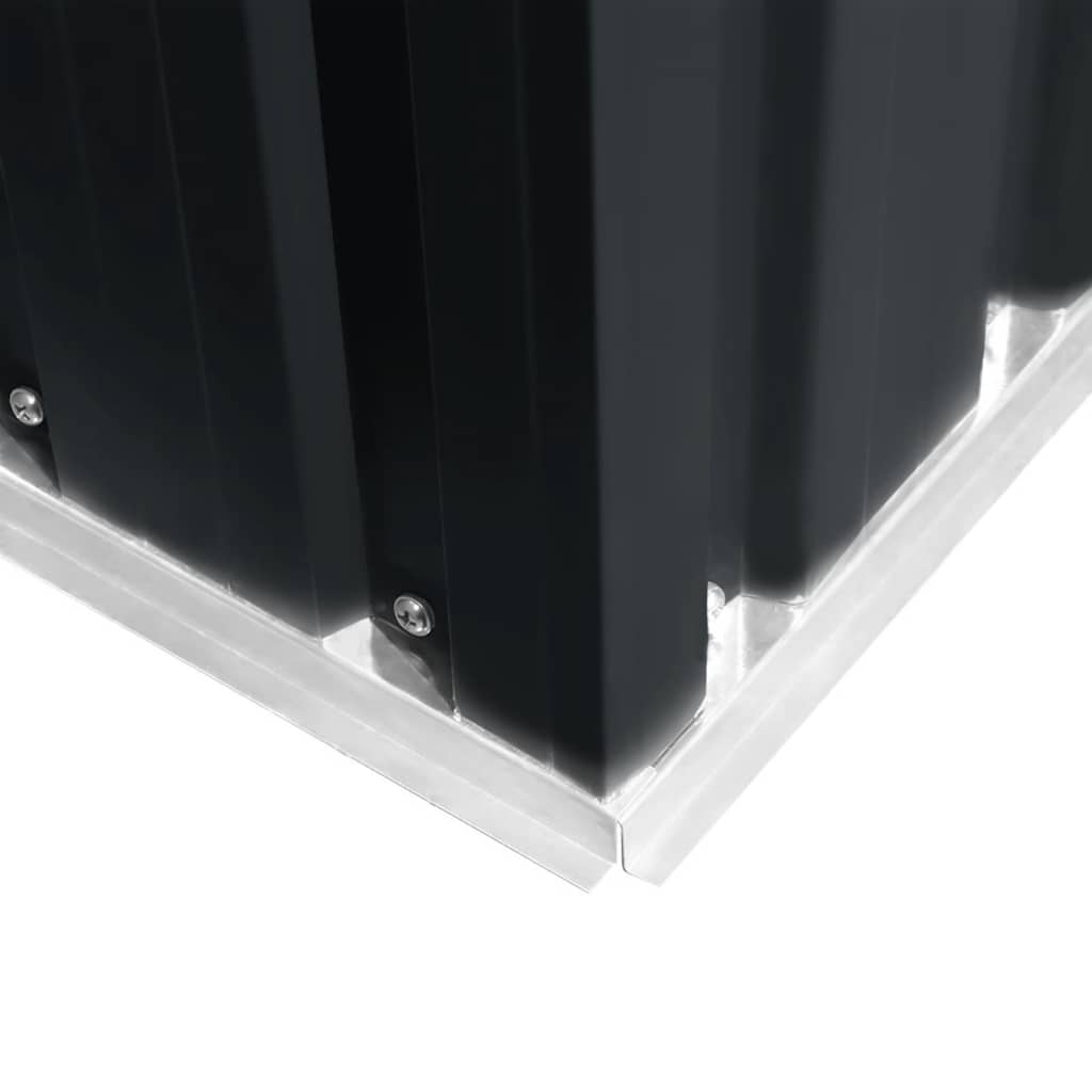 Geräteschuppen Anthrazit Stahl 257x205x178 cm