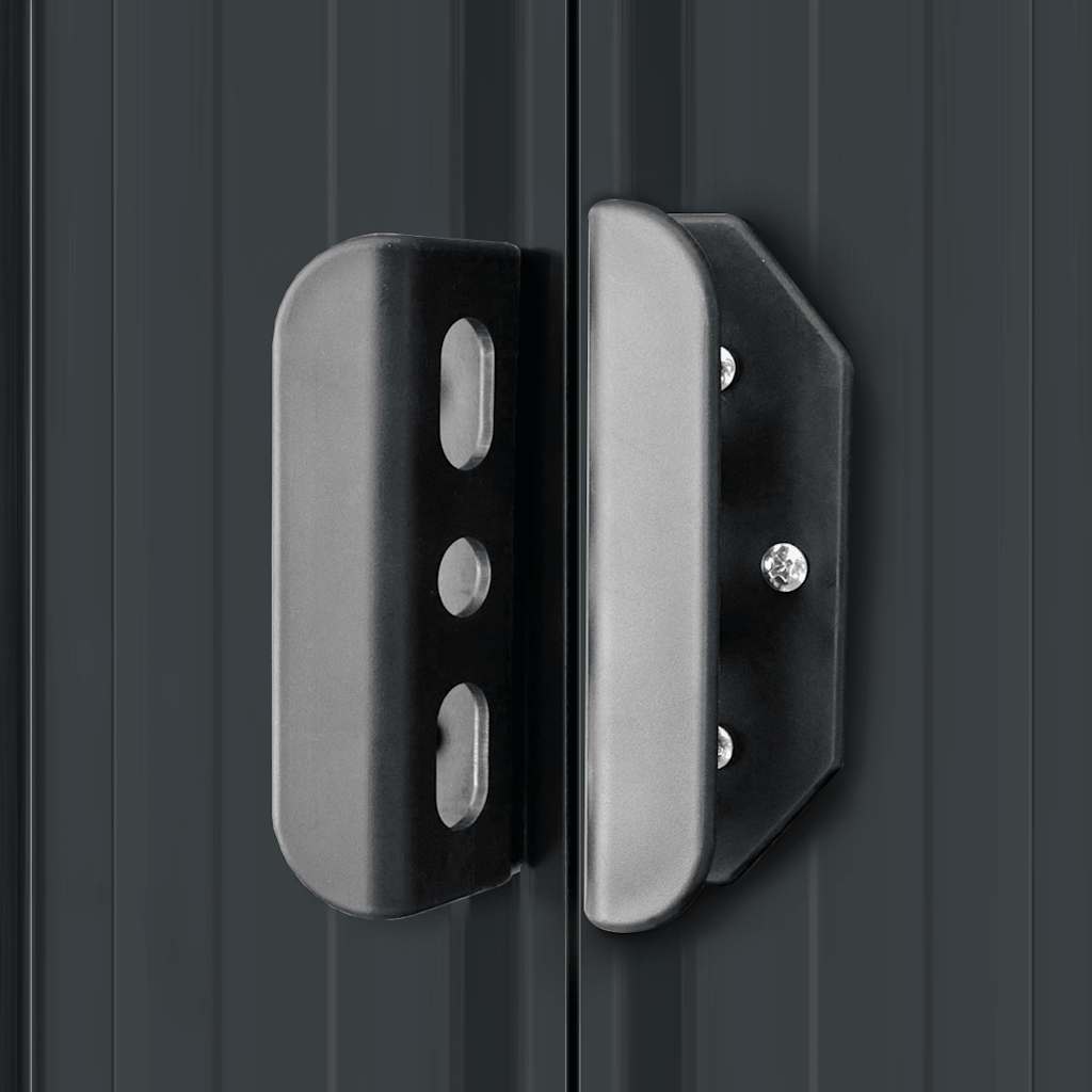 Geräteschuppen Anthrazit Stahl 257x205x178 cm